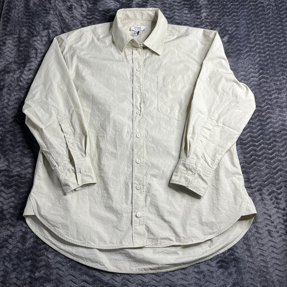 Cos Beige oversized Shirt Womens Size 4